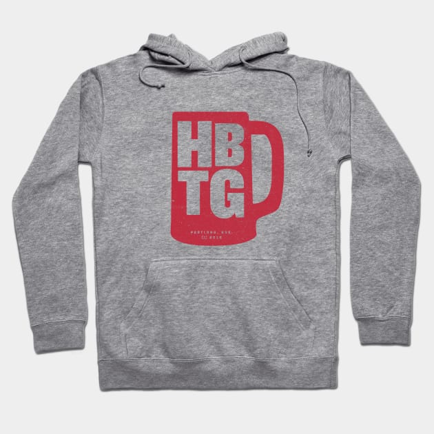 History By The Glass Logo – Red Hoodie by Nathan Gale